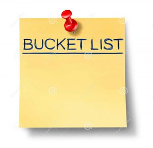 معنی bucket list و کاربرد آن