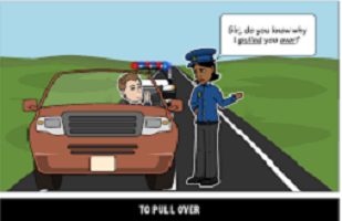 معنی Pull over