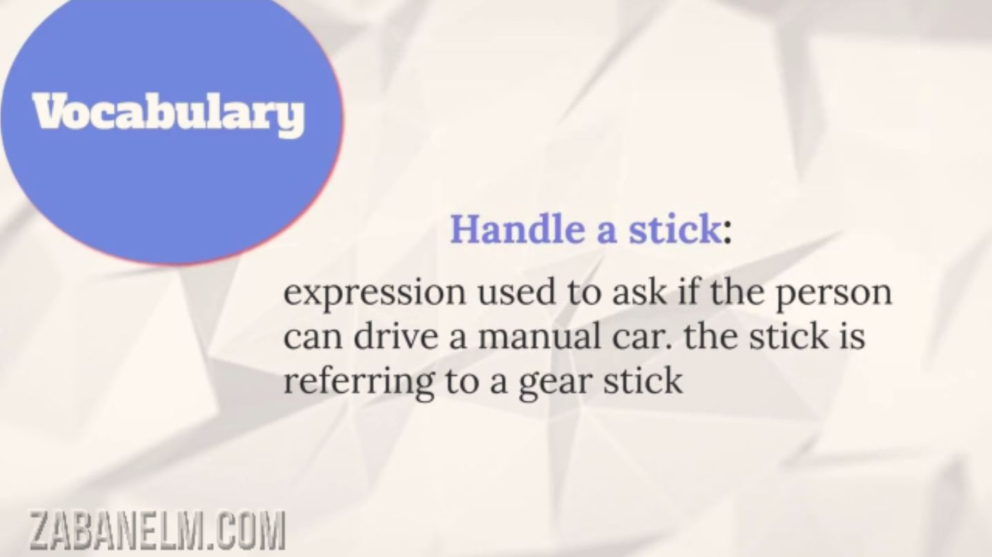 handle-a-stick-meaning