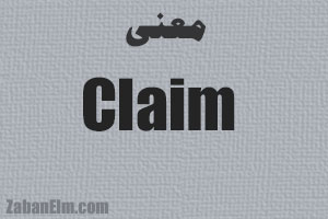 معنی claim